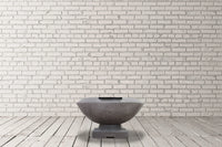 Thumbnail for Prism Hardscapes - Toscano Round Concrete Fire and Water Bowl w/ Match-Lit Ignition - Fire Pit Stock