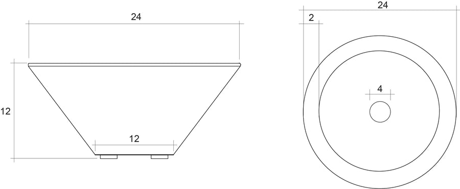 Prism Hardscapes - Verona Round Concrete Fire and Water Bowl w/ Electronic Ignition - Fire Pit Stock