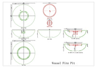 Thumbnail for PyroMania Fire - Vessel Concrete Fire Pit Bowl