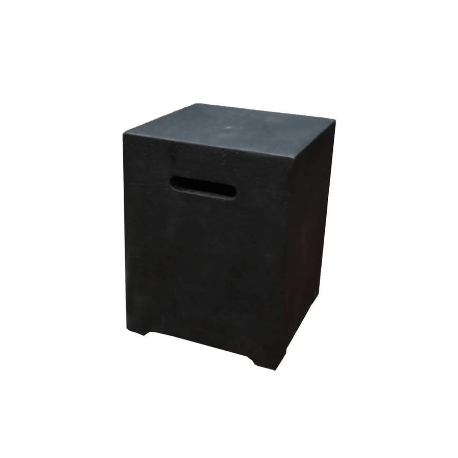 Elementi - Square Concrete Propane Tank Cover ONB016 - Fire Pit Stock
