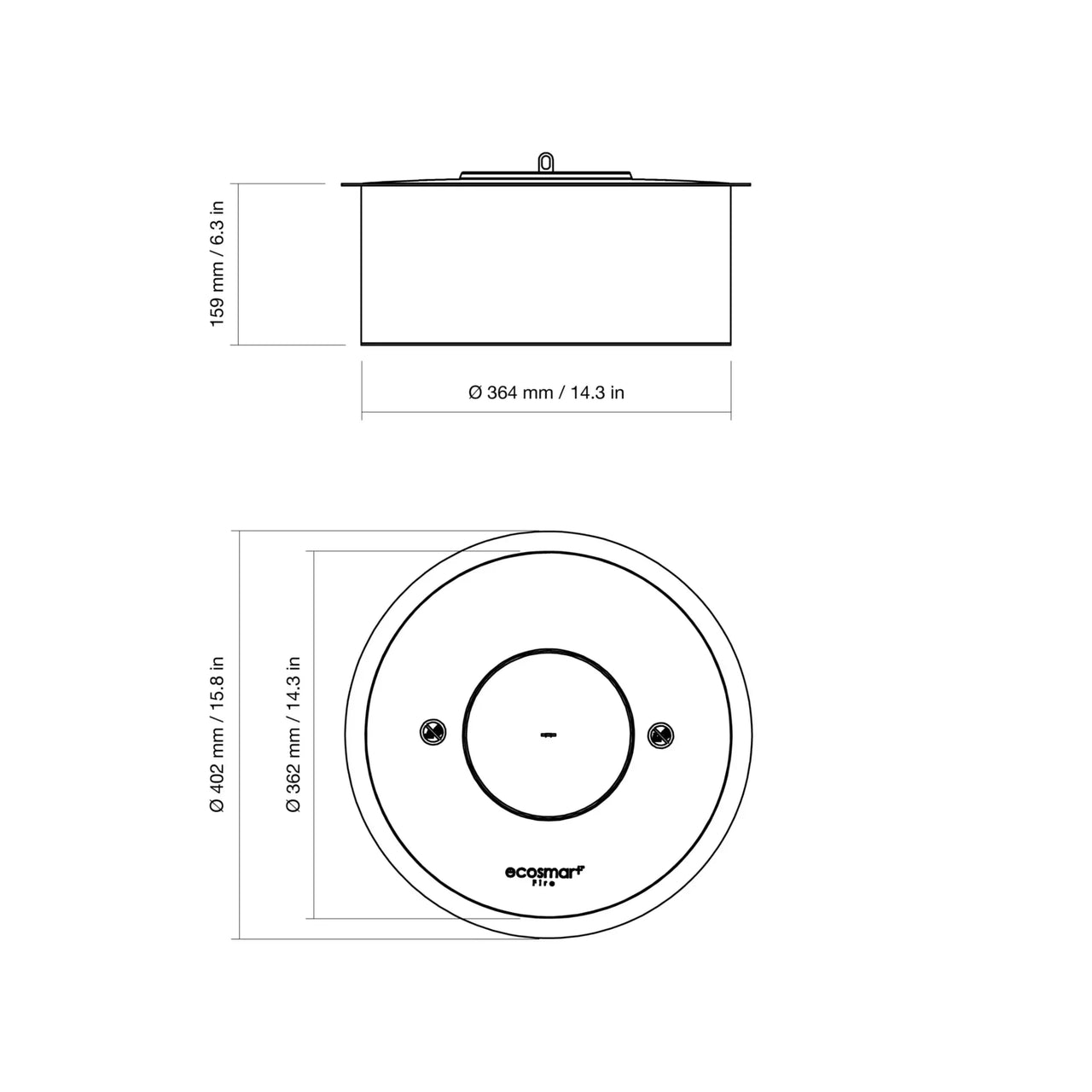 EcoSmart Fire - AB8 Ethanol Burner