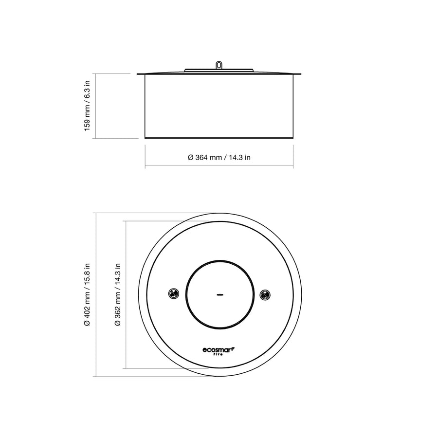 EcoSmart Fire - AB8 Ethanol Burner