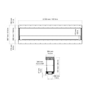 Thumbnail for EcoSmart Fire - Flex 104BY Bay Fireplace Insert