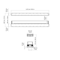 Thumbnail for EcoSmart Fire - Flex 86IL Island Fireplace Insert