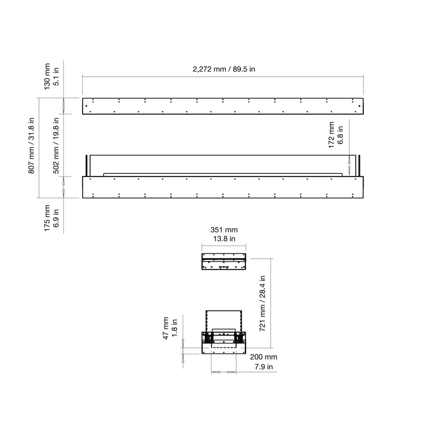 EcoSmart Fire - Flex 86IL Island Fireplace Insert