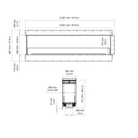 Thumbnail for EcoSmart Fire - Flex 86PN Peninsula Fireplace Insert