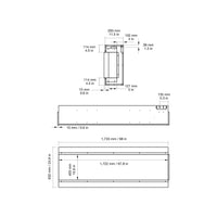 Thumbnail for EcoSmart Fire - Switch 68 Electric Fireplace