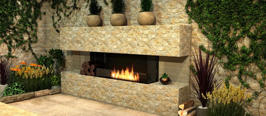 EcoSmart Fire - Flex 104BY Bay Fireplace Insert