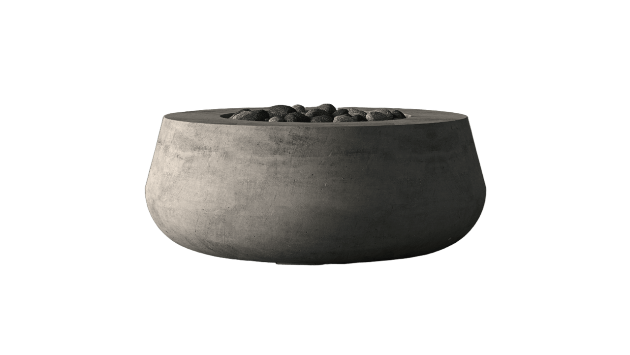 Prism Hardscapes - Oasis Round Concrete Fire Bowl - Fire Pit Stock