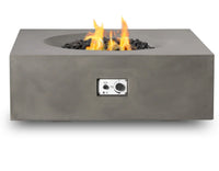 Thumbnail for PyroMania Fire - Tao Square Concrete Fire Pit Table