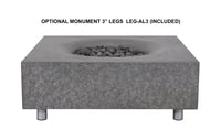 Thumbnail for PyroMania Fire - Monument Square Concrete Fire Pit Table - FirePitStock™