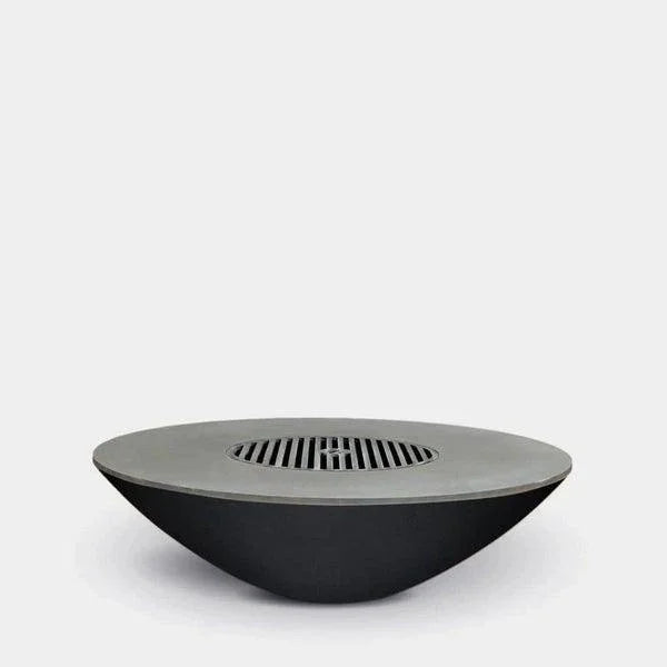 Arteflame - Classic 40" Black Label Fire Bowl with Cooktop - Fire Pit Stock
