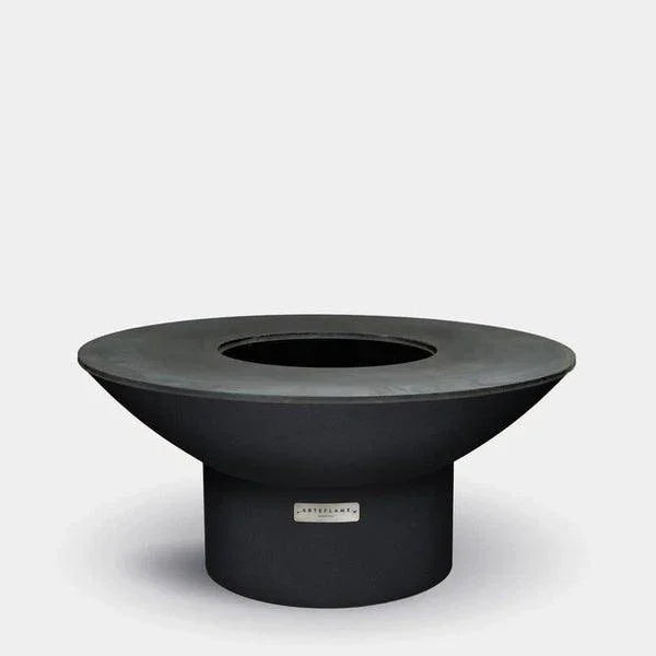 Arteflame - Classic 40" Black Label with Low Round Base - Fire Pit Stock