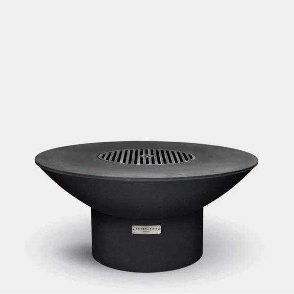 Arteflame - Classic 40" Black Label with Low Round Base - Fire Pit Stock