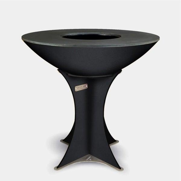 Arteflame - Classic 40" Black Label with Tall Euro Base - Fire Pit Stock