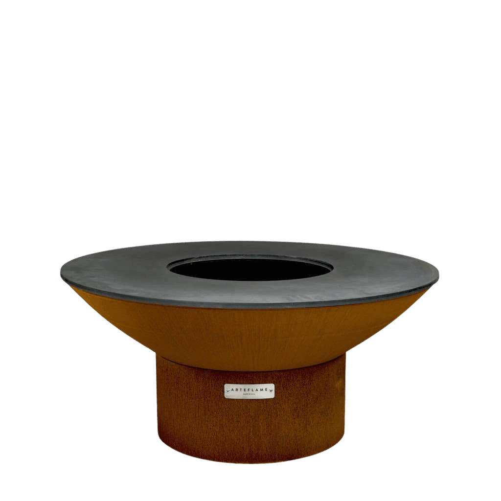 Arteflame Classic 40" Grill - Low Round Base - Fire Pit Stock