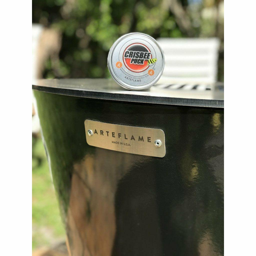 Arteflame Crisbee Seasoning Puck for Your Grill or Insert - Fire Pit Stock