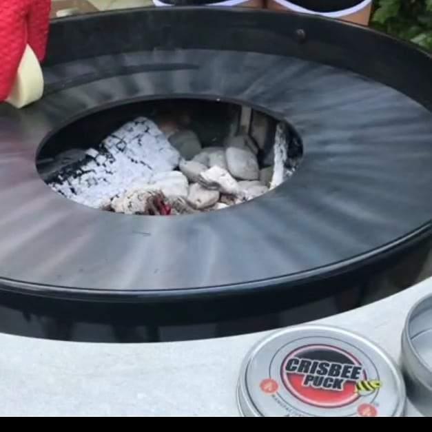 Arteflame Crisbee Seasoning Puck for Your Grill or Insert - Fire Pit Stock