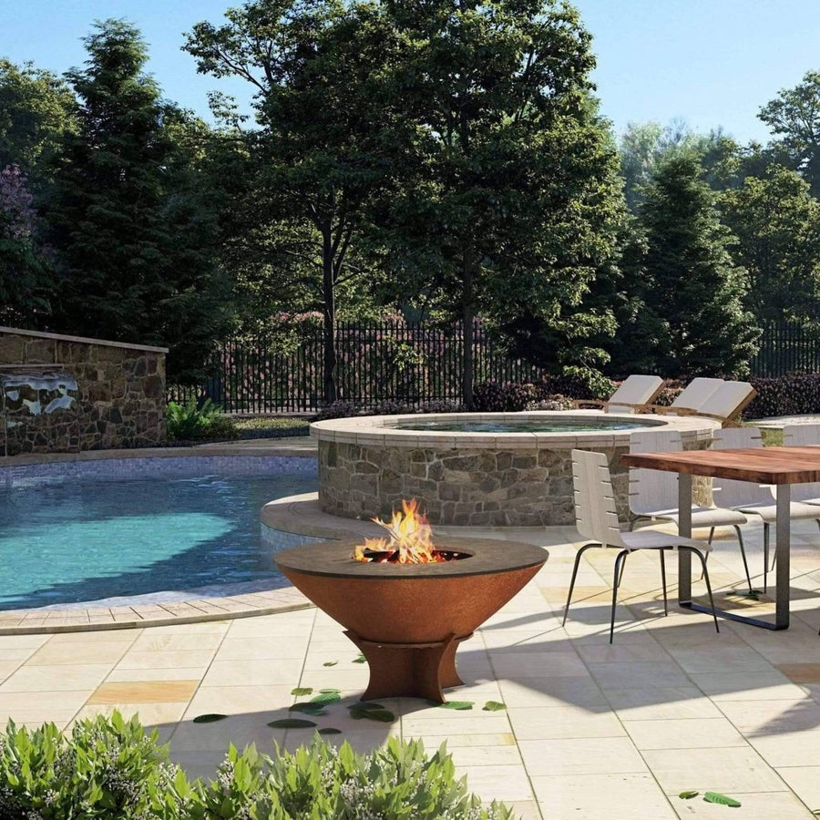 Arteflame Euro 40" Grill - Low Base - Fire Pit Stock
