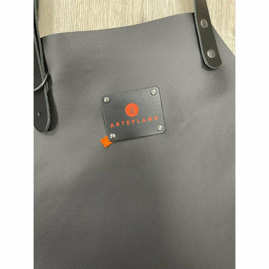 Arteflame Leather Grill Apron, Black - Fire Pit Stock