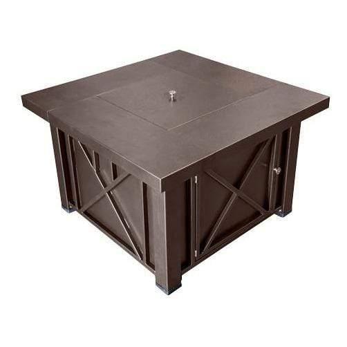 AZ Patio Heaters Decorative Fire Pit With Lid - Fire Pit Stock