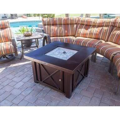 AZ Patio Heaters Decorative Fire Pit With Lid - Fire Pit Stock