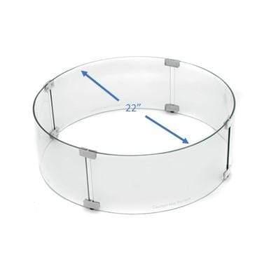 AZ Patio Heaters Fire Pit Wind Screen - Fire Pit Stock