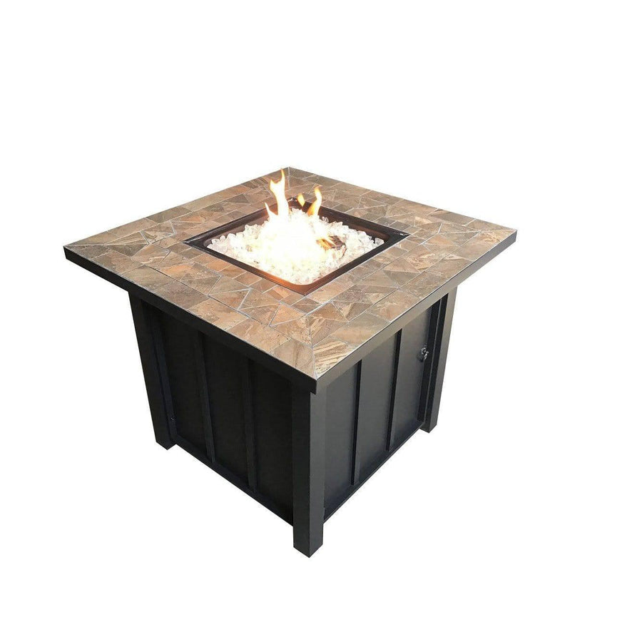 AZ Patio Heaters Square Tile Top Fire Pit AZ Patio Heaters Square Tile Top Fire Pit