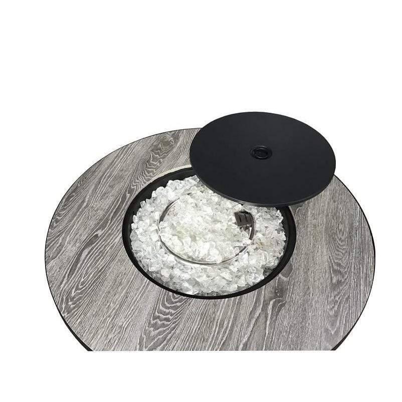 AZ Patio Heaters Wood Look Tile Top Fire Pit - Fire Pit Stock