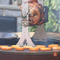 Thumbnail for Barbecue Grill Rotisserie With Cordless Motor - Fire Pit Stock
