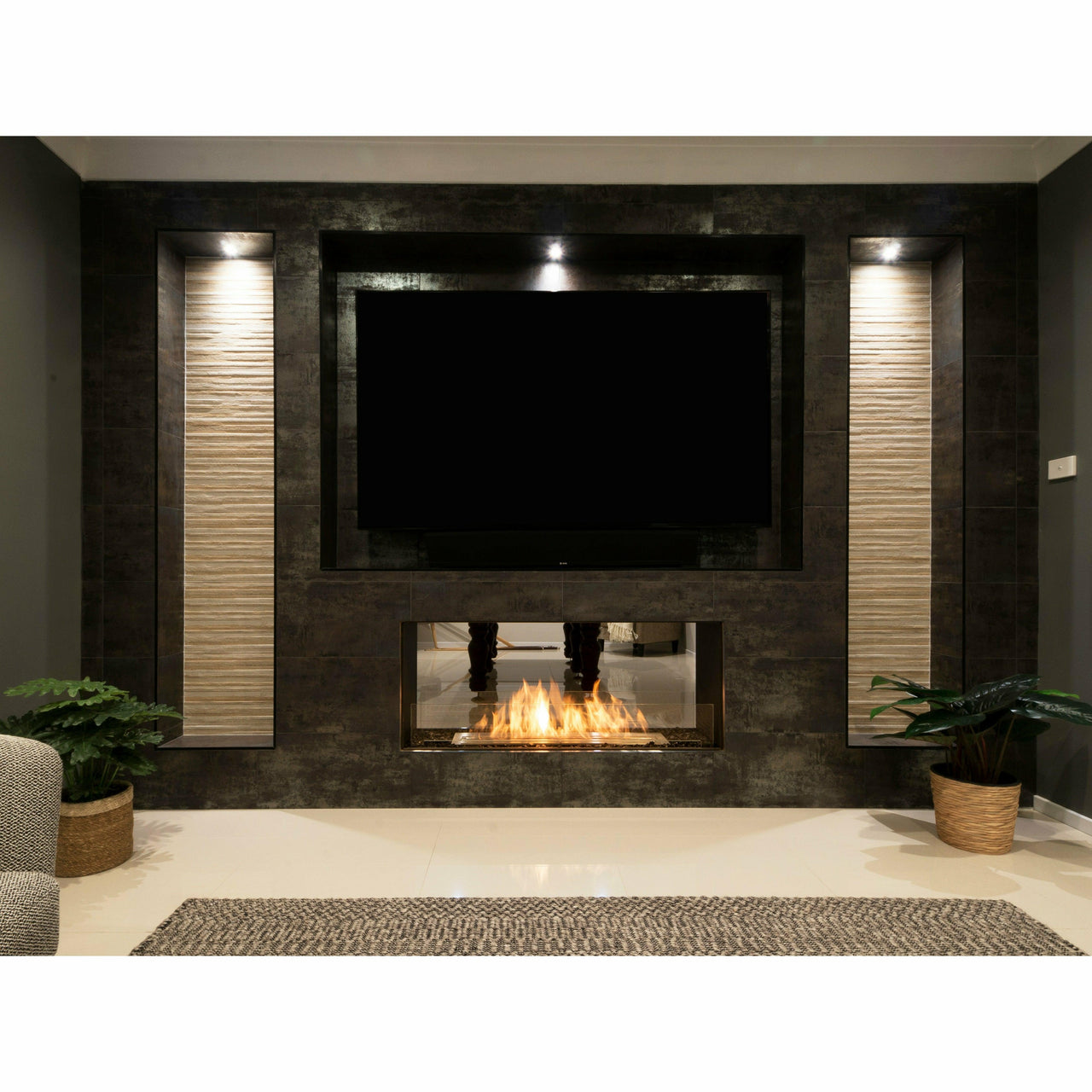 EcoSmart Fire - Flex 50DB Double Sided Fireplace Insert - Fire Pit Stock