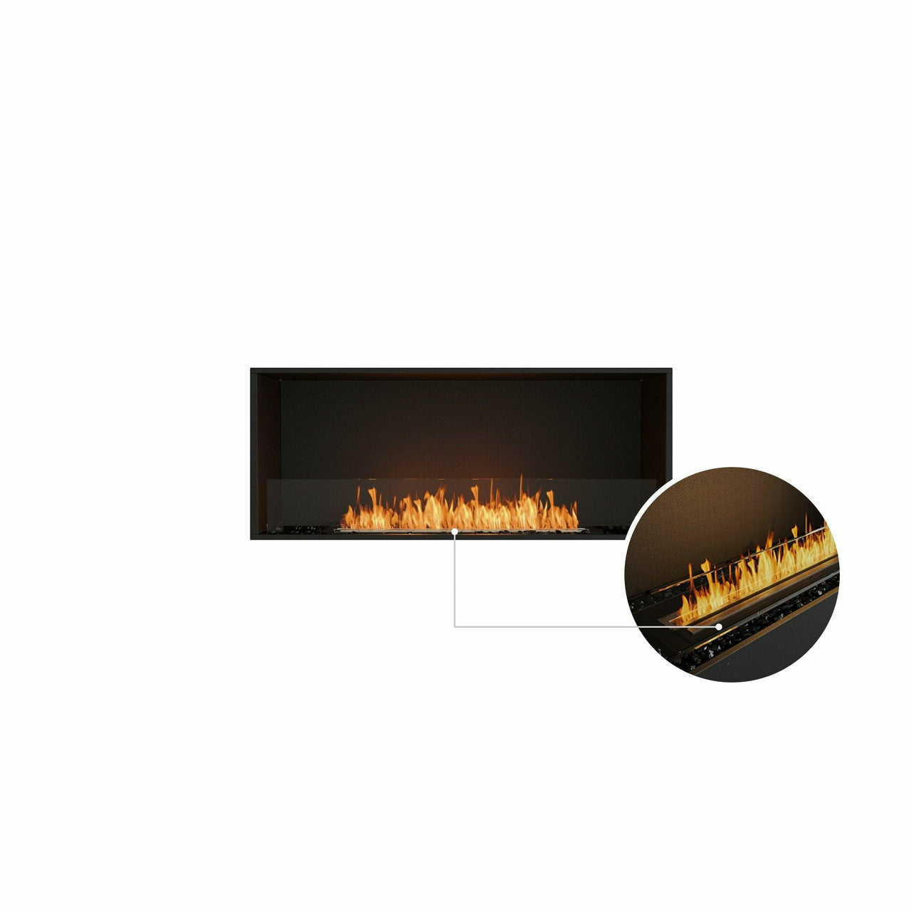 EcoSmart Fire - Flex 50SS Single Sided Fireplace Insert - Fire Pit Stock