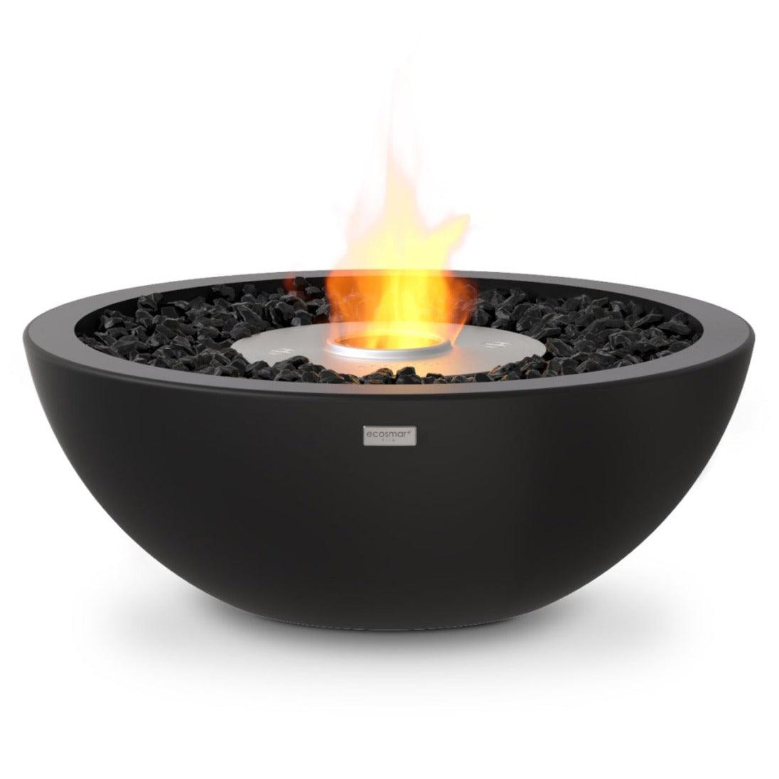 EcoSmart Fire - Mix 600 Bioethanol Freestanding Round Concrete Fire Pit Bowl - Fire Pit Stock