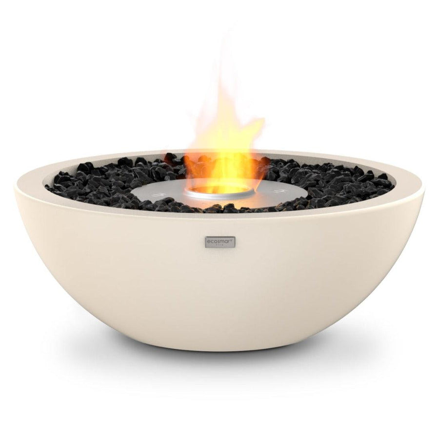 EcoSmart Fire - Mix 600 Bioethanol Freestanding Round Concrete Fire Pit Bowl - Fire Pit Stock