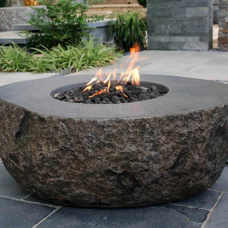 Round concrete online fire table