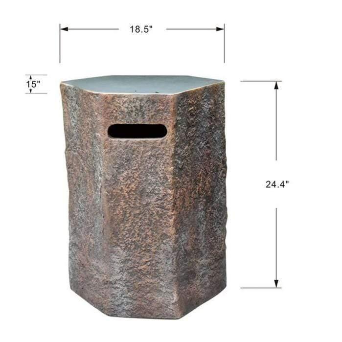 Elementi - Columbia Propane Tank Cover ONB01-106-106 - Fire Pit Stock