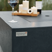 Thumbnail for Elementi Plus - Bergen Square Concrete Fire Pit Table - OFG413DG - Fire Pit Stock