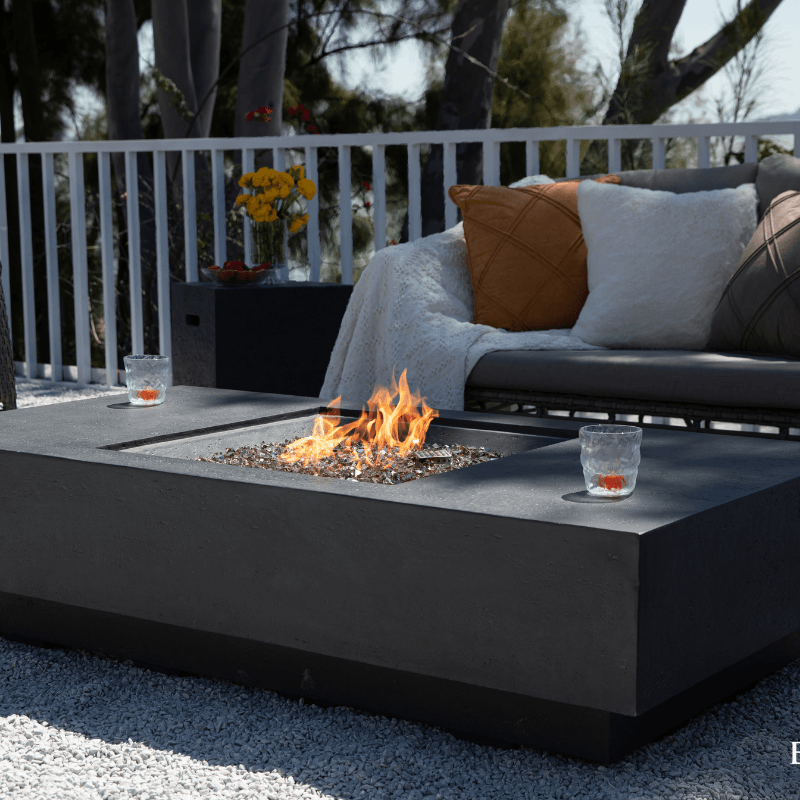 Concrete Fire Propane Fire Patio Table Noble House Aidan 39 X