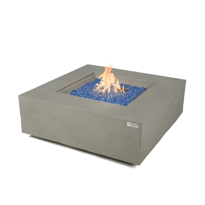 Elementi Plus - Capertee Square Concrete Fire Pit Table - OFG411SG - Fire Pit Stock
