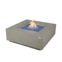 Thumbnail for Elementi Plus - Capertee Square Concrete Fire Pit Table - OFG411SG - Fire Pit Stock