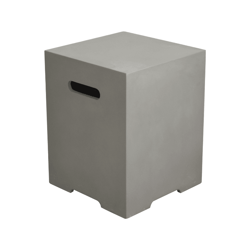 Elementi Plus - Square Concrete Tank Cover - ONB01-109LG/DG - Fire Pit Stock