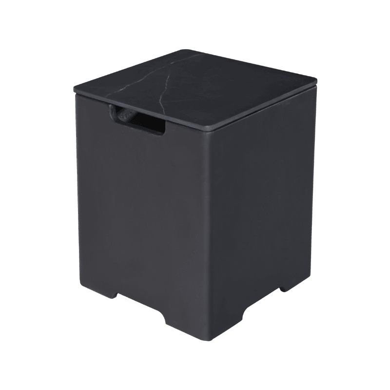 Elementi Plus - Square Marble Porcelain Tank Cover - ONB401BB - Fire Pit Stock