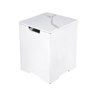 Thumbnail for Elementi Plus - Square Marble Porcelain Tank Cover - ONB401BW - Fire Pit Stock