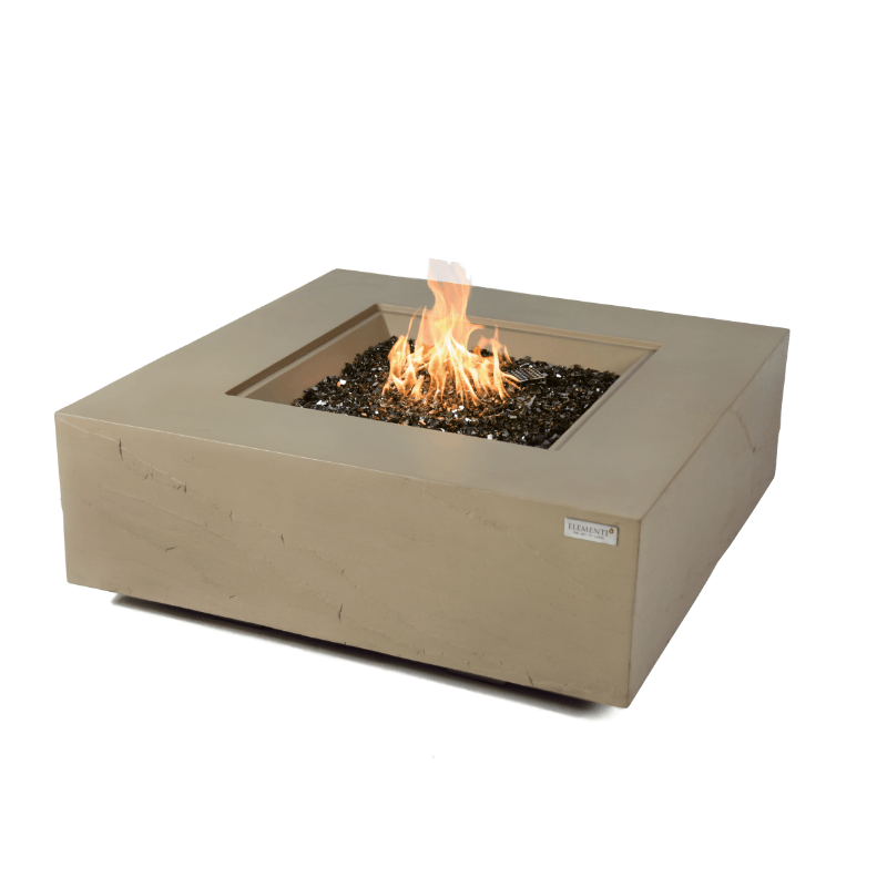 Elementi Plus - Uluru Square Concrete Fire Pit Table - OFG411SY - Fire Pit Stock