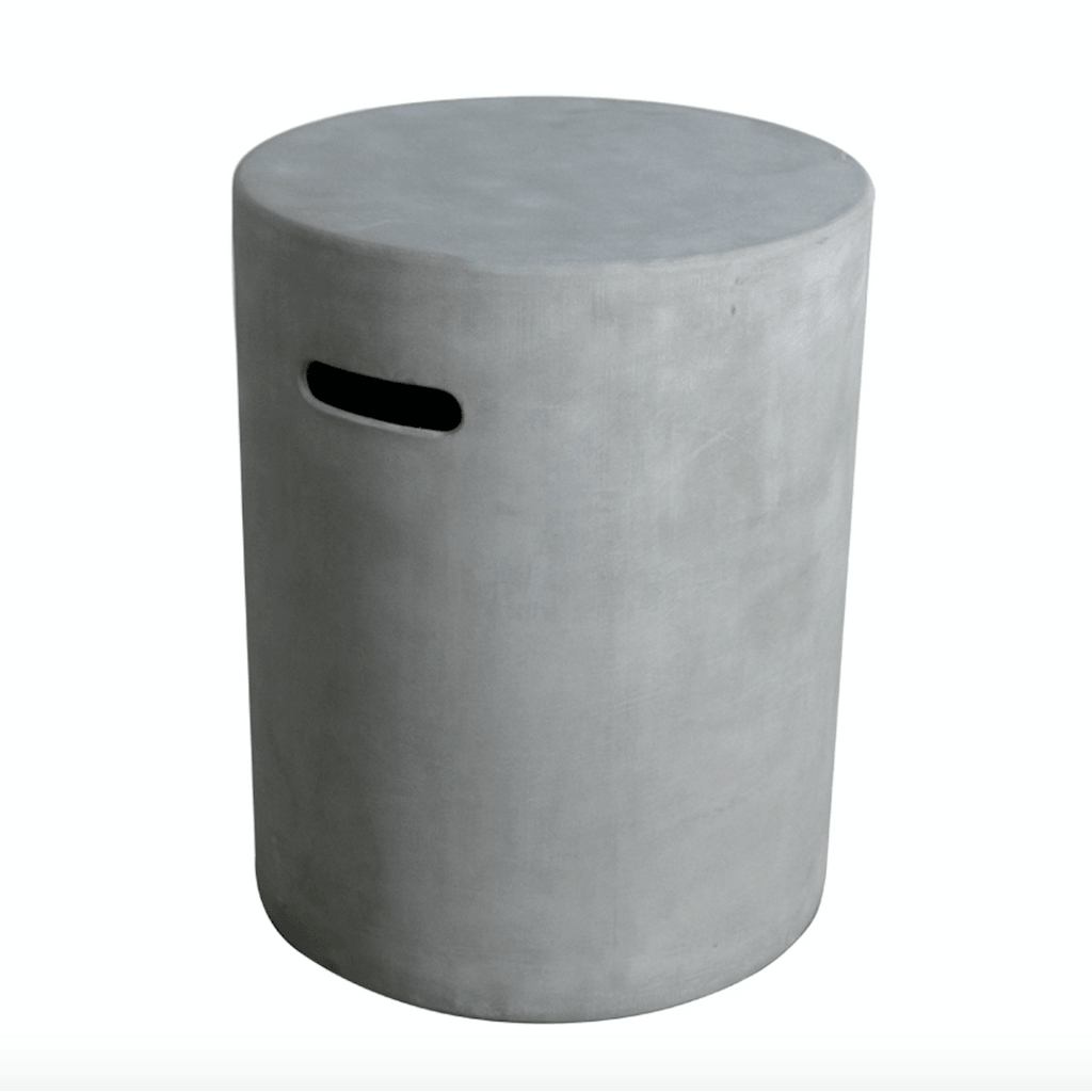 Elementi - Round Concrete Propane Tank Cover ONB01-102 - Fire Pit Stock