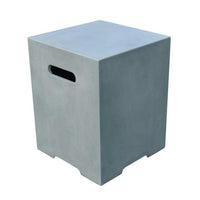 Thumbnail for Elementi - Square Concrete Propane Tank Cover ONB01-109 - Fire Pit Stock