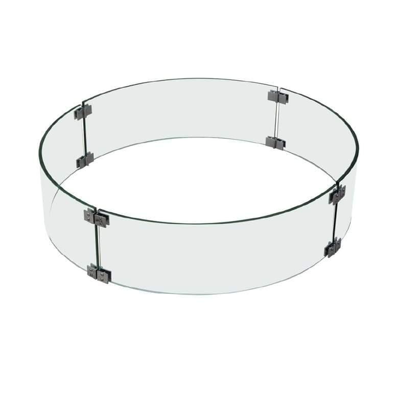 Elementi - Wind Screen Accessory for Lunar and Fiery Rock Fire Tables OFG101-WS - Fire Pit Stock