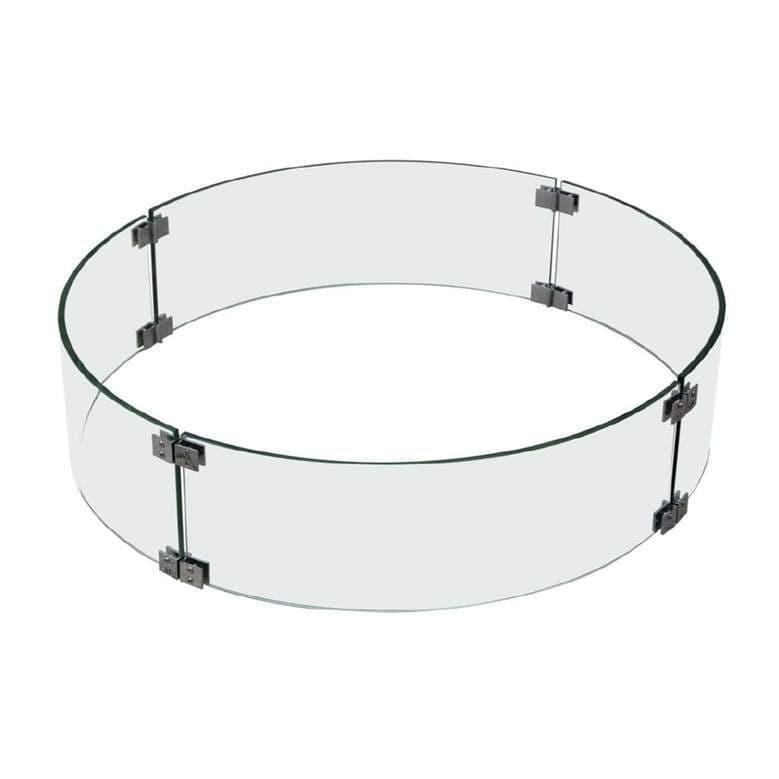 Elementi - Wind Screen Accessory for Metropolis, Columbia, Boulder, Manchester, Lafite, and Warren Fire Tables OFG105-WS - Fire Pit Stock