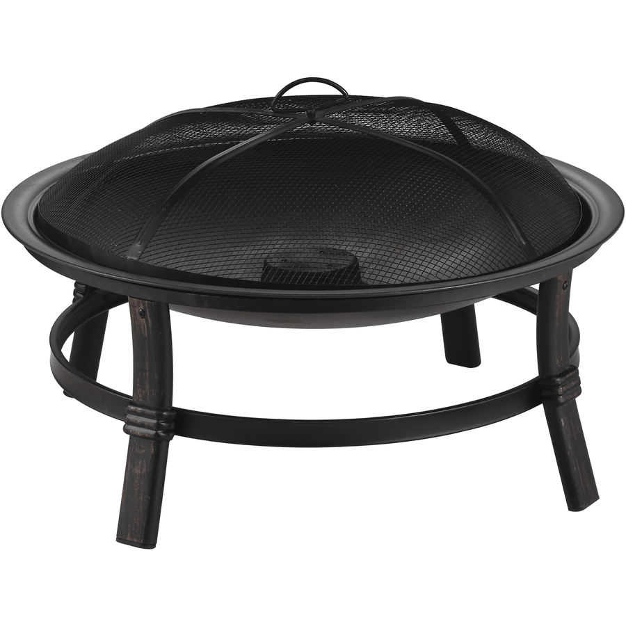 Endless Summer 29" Brushed Copper Wood Burning outdoor Firebowl - WAD15121MT - Fire Pit Stock