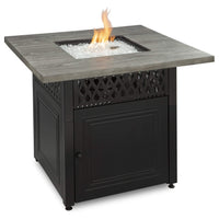 Thumbnail for Endless Summer The Dakota, Dual Heat LP Gas Outdoor Fire Pit/Patio Heater with Wood Look Resin Mantel - GAD19101ES - Fire Pit Stock